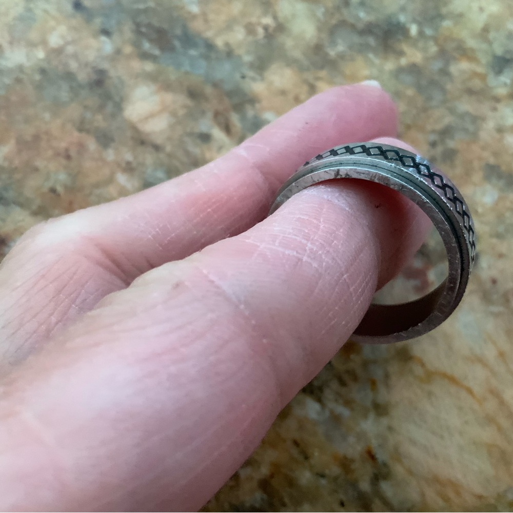 Used Beatdown Mens Wedding Ring